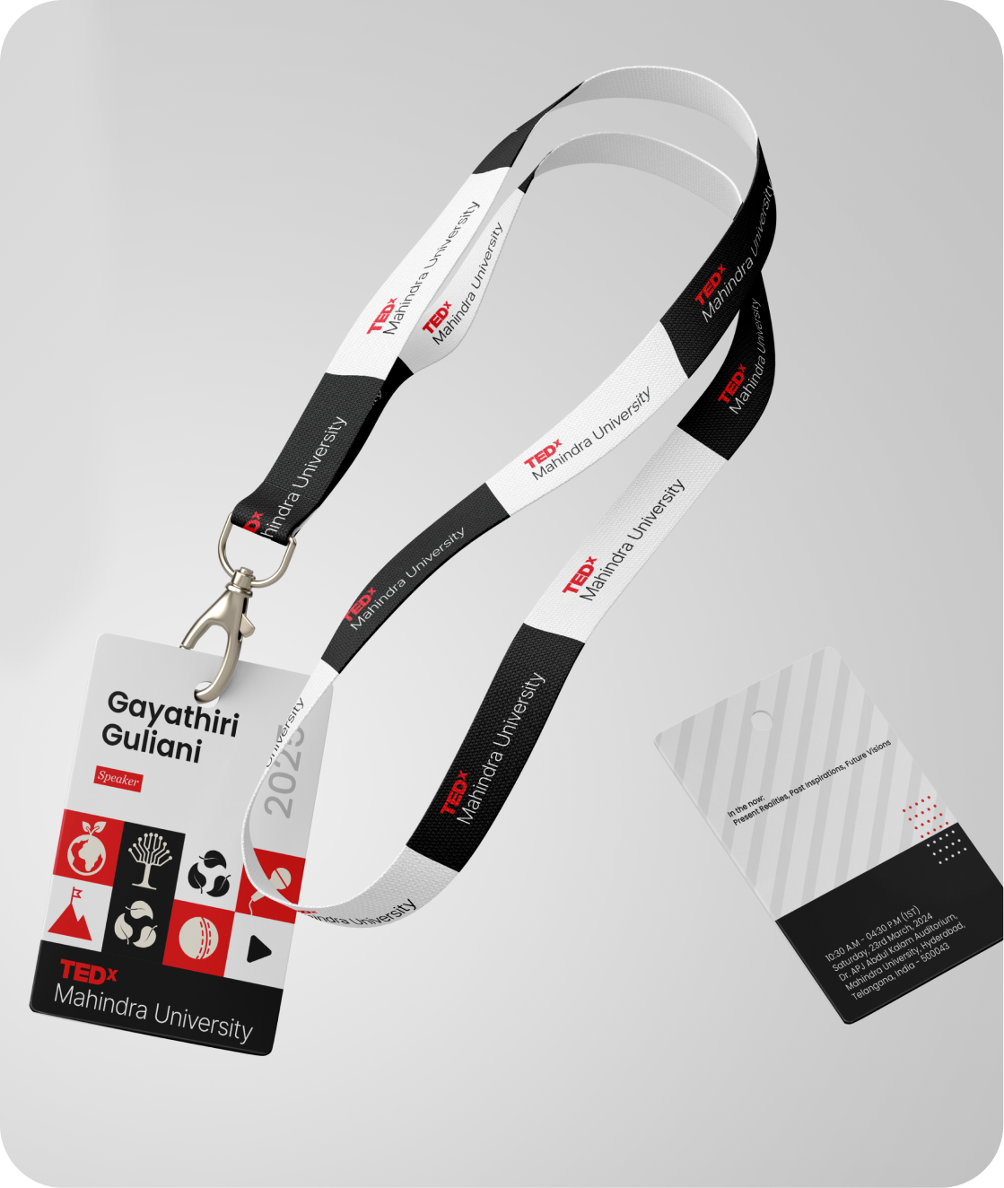 TEDx lanyard